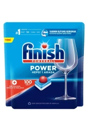 Finish Hepsi Bir Arada 100 Tablet Bulaşık Makinesi Deterjanı thumbnail 2