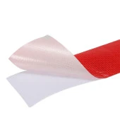 Reflektörlü Bant Kırmızı Reflektif Fosforlu Şerit Bant 7.5 cm 1 Metre İkaz Bandı - 4