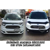 Ford Courier 2014-2023 Uyumlu Üniversal Mercekli Angel Sis Farı Metal Su Geçirmez 76 mm Buz Mavi Halkalı Gündüz Farı - 3