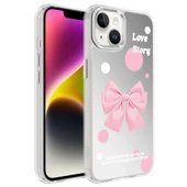 iPhone 14  Uyumlu KılıfAirbagli Parlak Tasarımlı Mimbo Kapak - 6