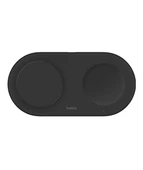 Belkin BoostCharge Pro 2si 1 arada MageSafe Kablosuz Şarj İstasyonu - Siyah - 1