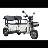 ZLIN MOTORS TROYA 3 TEKERLİ ELEKTRİKLİ MOTOSİKLET BEYAZ - 2