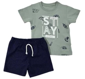 Stay Cool Erkek Çocuk Şortlu Takım - 11