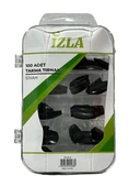 İzla 100 lü Siyah Takma Tırnak Seti - 1