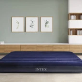 Intex Çift Kişilik XL Şişme Kamp Yatağı 64755 (183*203*25) - 7
