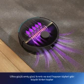 Philips HomeRun 7000 Serisi Aqua XU7000/01 Siyah Gold Akıllı Robot Süpürge - 5