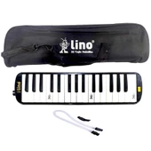 Lino 32 Tuşlu Çantalı Melodika Siyah - 1