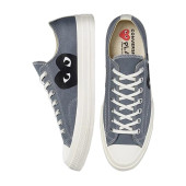Converse X Comme Des Garçons Play Chuck 70 Kısa Unisex Gri Sneaker Unisex Spor Ayakkabı  171849C.057 - 6