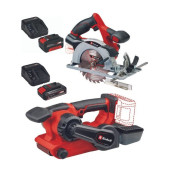 Einhell TE-CS 18/150 Daire Testere TP-BS 18/457 Tank Zımpara 2.5ah+4.0ah Akülü Set - 1