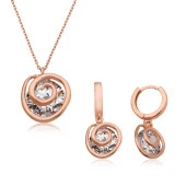 925 Ayar Gümüş Aşk Döngüsü Set - 1