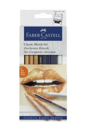 Faber Castell Klasik Sketch Seti 6 Parça 114004 - 1