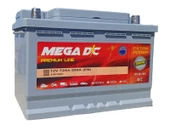 Mega DC Premium Line 12V 72 AH 590A (EN) Akü (2025 ÜRETİM) - 1