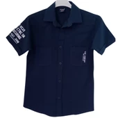 PUFUDİ CAR COMPANY KISA KOL ERKEK ÇOCUK GÖMLEK - 3