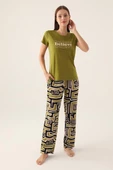 Pierre Cardin 8817 Believe Kadın Kısa Kol Pijama Takımı - 4