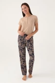 Pierre Cardin 8796 Straight Kadın Kısa Kol Pijama Takımı - 2