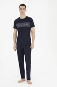 Pierre Cardin 6050 Erkek Kısa Kollu Penye Pijama Takımı - 9