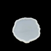 5 Adet Tırtıklı Bardak Altı Reçine Epoksi Kalıp - Yuvarlak - B6 - 1
