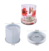 Bardak ve Altı Reçine Epoksi Silikon Kalıbı - Kod:1062 thumbnail 1