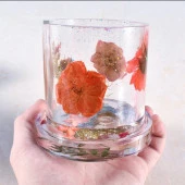 Bardak ve Altı Reçine Epoksi Silikon Kalıbı - Kod:1062 thumbnail 2