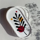 Büyük Boy Terazzo Bardak Altı Reçine Epoksi ve Beton Kalıbı - Kod:315 - 6