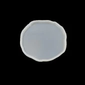 5 ADET - Dalgalı Oval - Bardak Altı Reçine Epoksi Kalıp - b12 thumbnail 1