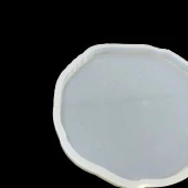 5 ADET - Dalgalı Oval - Bardak Altı Reçine Epoksi Kalıp - b12 thumbnail 2