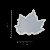 5 ADET Yaprak Bardak Altı - Reçine Epoksi Kalıp - B13 thumbnail 4