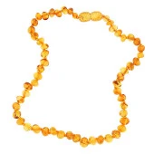 Bebek Damla Kehribar Diş Kolye - 3