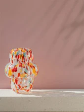 The Mia Colored Cam Vazo 19x27 cm VZO0062 - 2