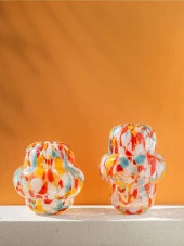 The Mia Colored Cam Vazo 20x22 cm VZO0061 - 3