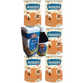 Amore Kuzu Parça Etli Köpek 5-Konservesi, Terry Dog Brew Premiks D-Biotin Taurin 200ml Malt İçeceği - 1