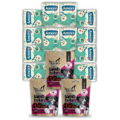 Amore Puppy 12li Kuzu Etli Pirinç Yavru Köpek Konservesi Ezme, New Story 3x80gr Lamb Bites Ödül - 1