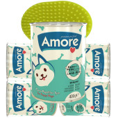 Amore Puppy Kuzu Etli Pirinçli Yavru Köpek Konserve, Elastik Tüy Tarama Fırçası - 1