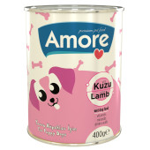 Amore Puppy Kuzu Etli Yavru Köpek Konserve, Tüy Tarama Fırçası Elastik - 4