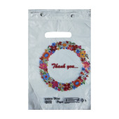 Beyaz Poşet 100'lü No 0 Takviyeli Poşet 20x30 cm El Geçme Baskılı Blok Poşet - 2