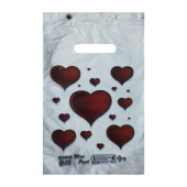 Beyaz Poşet 100'lü No 0 Takviyeli Poşet 20x30 cm El Geçme Baskılı Blok Poşet - 4