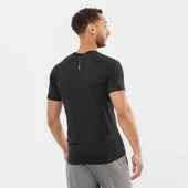 Salomon LC1869400 Cross Run Ss Tee M Erkek Tişört - 2