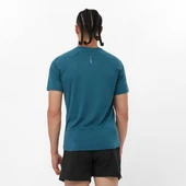 Salomon LC2194600 Cross Run Ss Tee M Erkek Tişört - 2