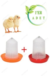 Civciv Başlangıç Suluk Ve Yemlik Takım 750 ml - 1