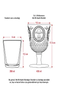Akrilik Mor Tekli Kadeh & Su Meşrubat Kahve Yanı Bardağı 450 ml ( Cam Değildir ) - 4
