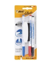 Bic Velleda Çocuk Tahta Kalemi 3 lü Beyaz Tahta Silgili - 1