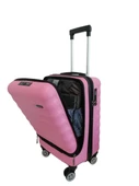 Vegmann Wave Laptop Bölmeli Pembe Kabin Boy Valiz - 1