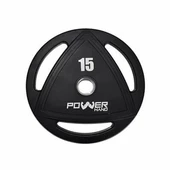Powerhand Profesyonel Kauçuk Kaplı Olimpik Plaka 15 Kg - 1