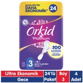 Orkid Platinum Gece Ped 24x4 96 Adet - 1