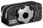 Coral High Siyah Futbol Desenli Erkek Çocuk Isı Yalıtımlı Beslenme Çantası ve Kalemlik Seti thumbnail 3