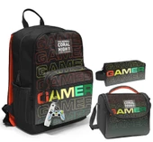 Coral High Üçlü İlk ve Ortaokul Okul Çanta Seti - Siyah Gri Gamer - Erkek Çocuk thumbnail 1