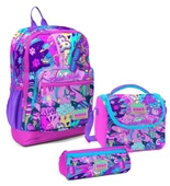 Coral High Kız Çocuk Üçlü İlkokul Okul Çanta Seti - Grafiti thumbnail 1