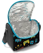Coral High Siyah Mavi Gamer Isı Yalıtımlı Beslenme Çantası - Erkek Çocuk thumbnail 2