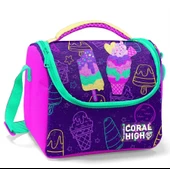 Coral High Mor Pembe Dondurma Isı Yalıtımlı Beslenme Çantası - Kız Çocuk thumbnail 1