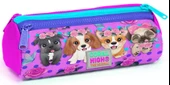 Coral High Pembe Köpek Üç Bölmeli Kalem Çantası - Kız Çocuk thumbnail 1